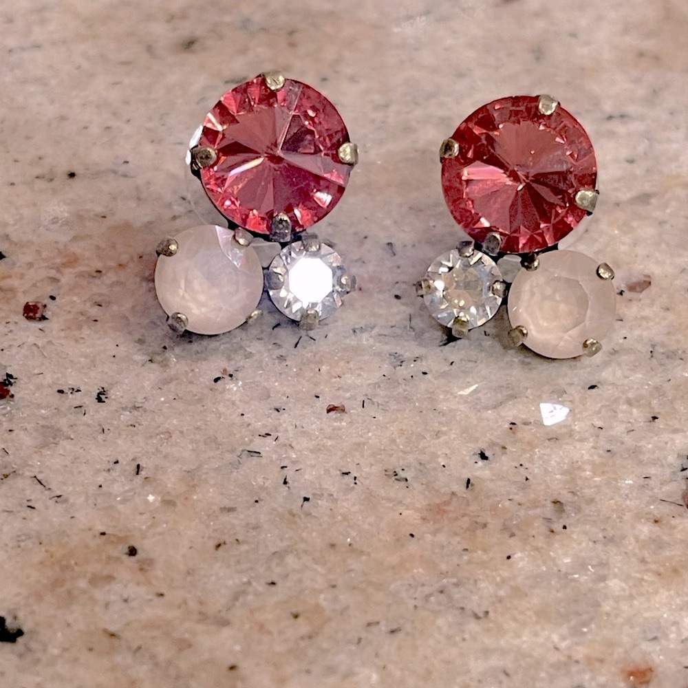 Crystal earrings. Sabika inspired. Not Sabika